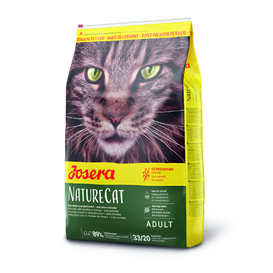 מזון יבש לחתולים 10 קג' Josera Nature Cat - קטופיה ישראל | מזון וציוד לחתולים Catopia