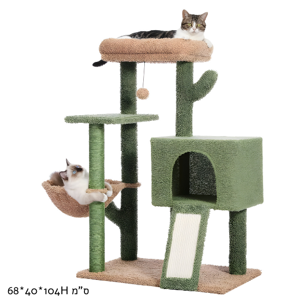 מתקן גירוד לחתול 68X40X104H ס"מ