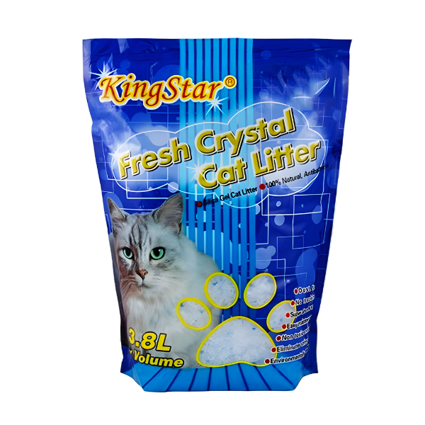 11 יחידות חול קריסטל 3.8 ליטר KING STAR - קטופיה ישראל | מזון וציוד לחתולים Catopia