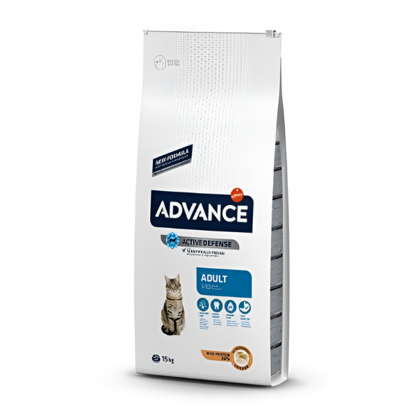 אוכל יבש אדוונס Advance 15 ק"ג עוף בוגר - קטופיה ישראל | מזון וציוד לחתולים Catopia
