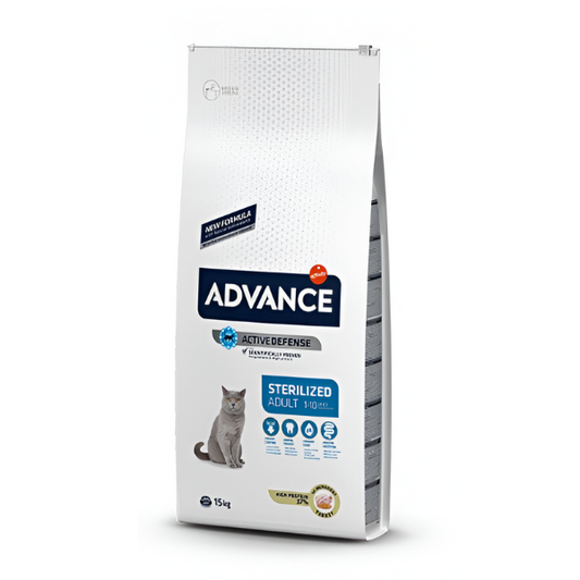 אוכל יבש אדוונס Advance 15 ק"ג הודו סטרלייזד - קטופיה ישראל | מזון וציוד לחתולים Catopia
