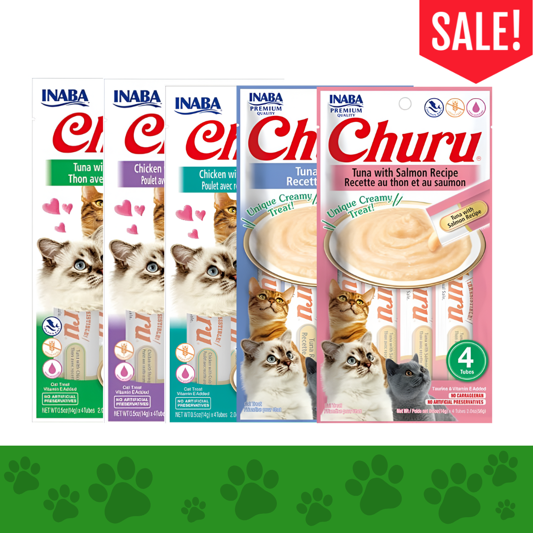 5 יחידות אינבה צ'ורו INAVA CHURU מיקס - קטופיה ישראל | מזון וציוד לחתולים Catopia