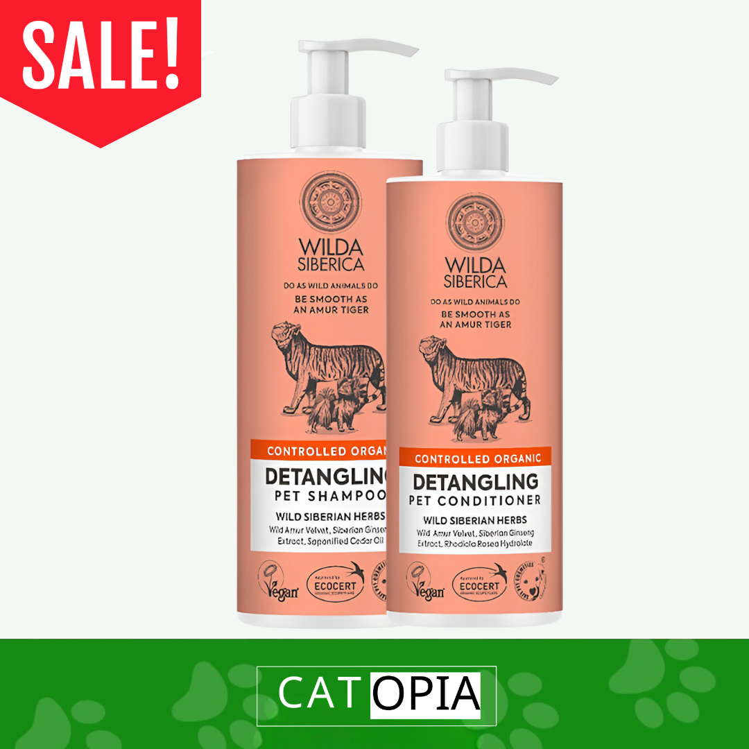 שמפו+מרכך לחתולים ב-120 ש"ח - קטופיה ישראל | מזון וציוד לחתולים Catopia