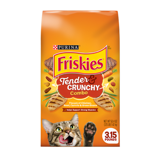 אוכל יבש לחתול FRISKIES פריסקיז בטעם ברביקיו