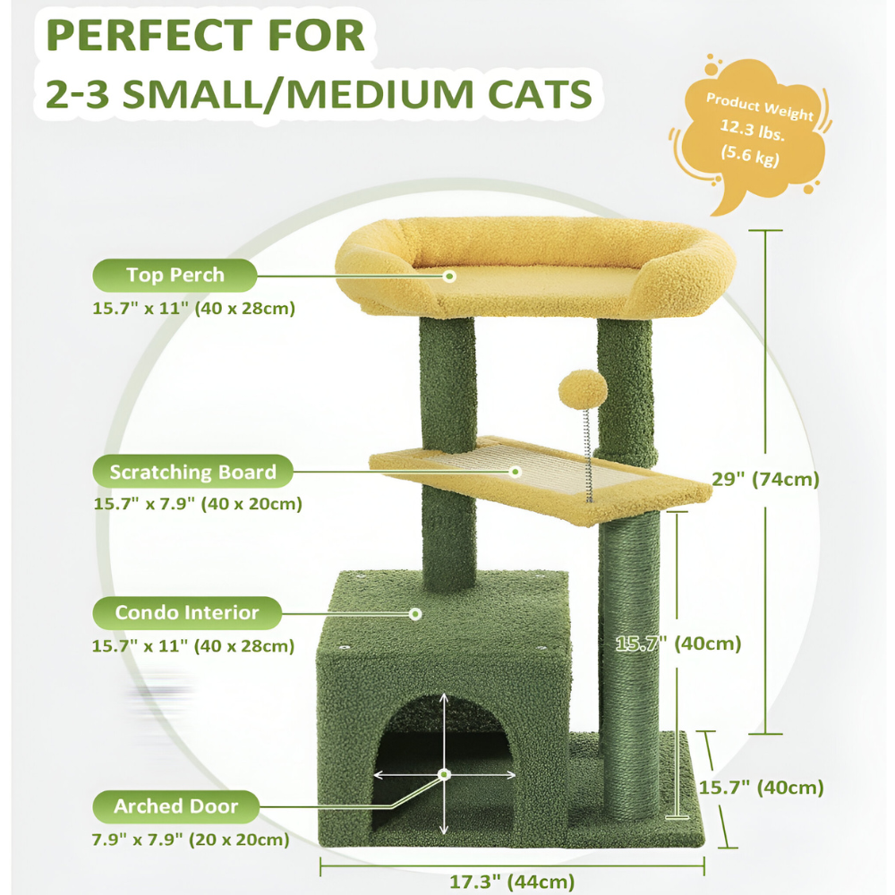 מתקן גירוד קטן לחתול