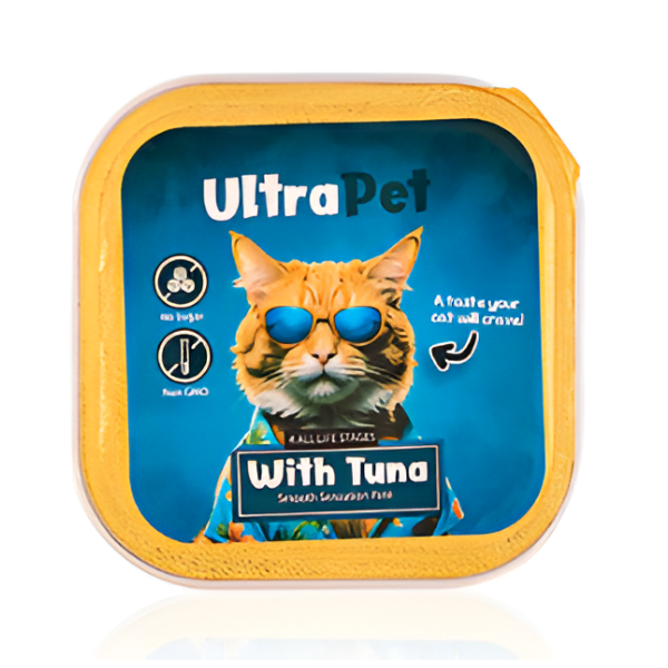 מעדן שימורים לחתול אולטרה-פט ULTRA PET טונה