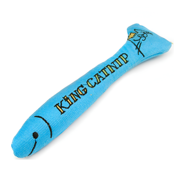 צעצוע קטניפ בצורת דג KING CATNIP - קטופיה ישראל | מזון וציוד לחתולים Catopia