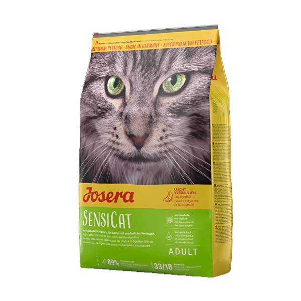 מזון יבש לחתולים 10 קג' Josera Sensicat - קטופיה ישראל | מזון וציוד לחתולים Catopia