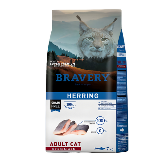 ברייברי מזון לחתול הרינג