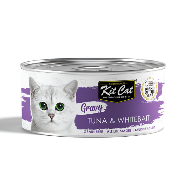 מעדן קיטקט לחתול KITCAT בטעם טונה ודגיגונים - קטופיה ישראל | מזון וציוד לחתולים Catopia
