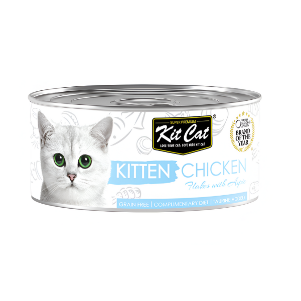 מעדן קיטקט לחתול KITCAT בטעם עוף לגורים - קטופיה ישראל | מזון וציוד לחתולים Catopia