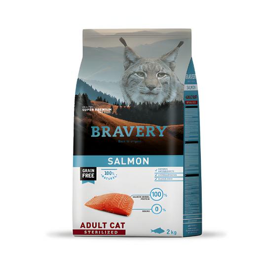 ברייברי אוכל יבש סלמון לחתול