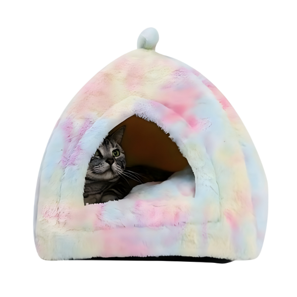 מיטת צבעי הקשת לחתול - קטופיה ישראל | מזון וציוד לחתולים Catopia