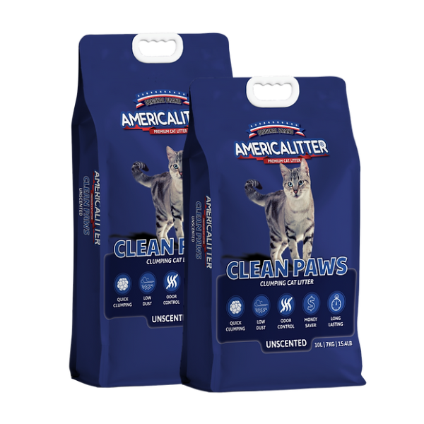 חול מתגבש לחתול Clean Paws 10 ל' - קטופיה ישראל | מזון וציוד לחתולים Catopia