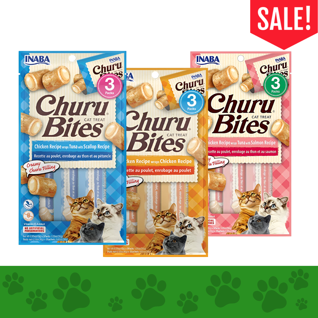 3 יחידות צ'ורו בייט CHURU BITES - קטופיה ישראל | מזון וציוד לחתולים Catopia