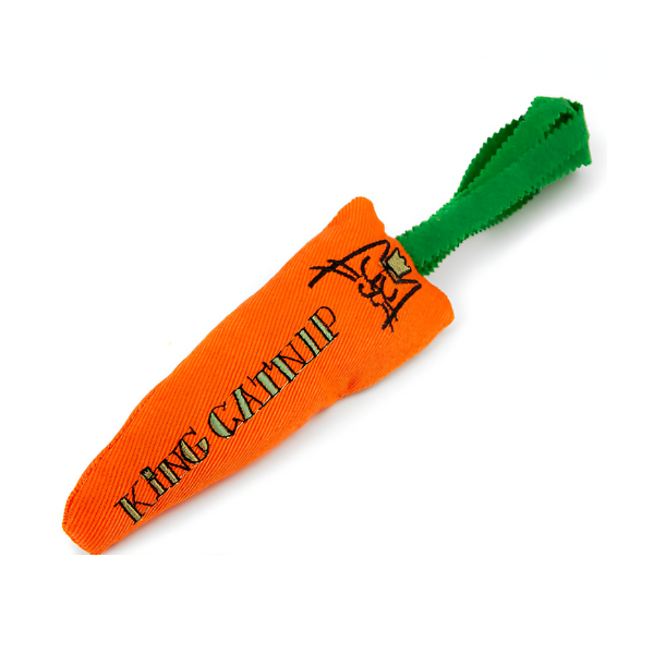צעצוע קטניפ בצורת גזר KING CAT - קטופיה ישראל | מזון וציוד לחתולים Catopia