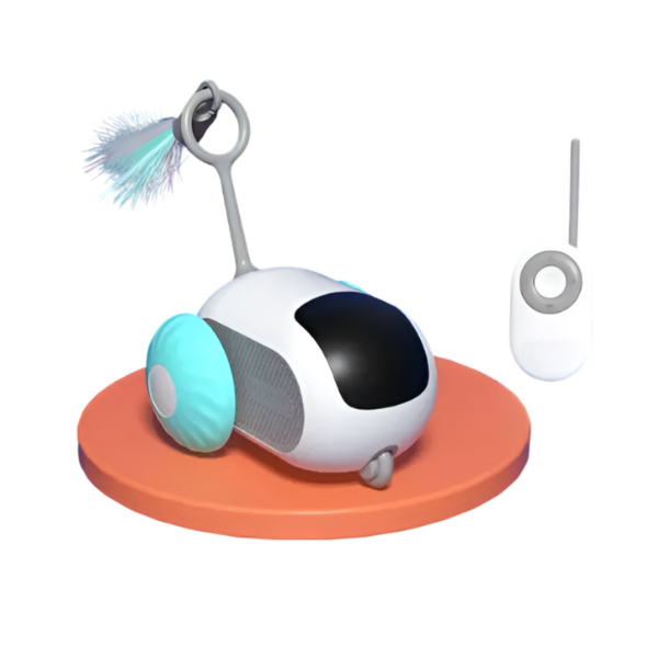 עכבר משחק על שלט לחתול - קטופיה ישראל | מזון וציוד לחתולים Catopia