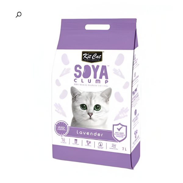 חול מתגבש סויה לחתול KITCAT לוונדר - קטופיה ישראל | מזון וציוד לחתולים Catopia