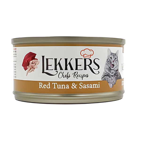 מעדן שימורים לחתול LEKKERS טונה אדומה ועוף - קטופיה ישראל | מזון וציוד לחתולים Catopia