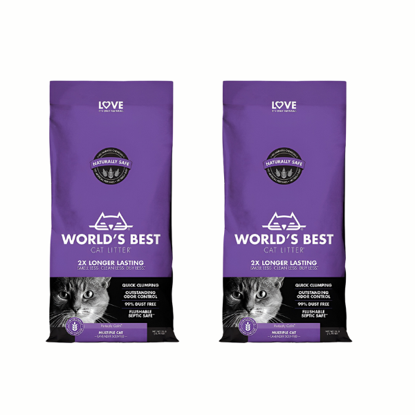 חול תירס מתגבש WORLD'S BEST לוונדר 3.63 ק"ג - קטופיה ישראל | מזון וציוד לחתולים Catopia