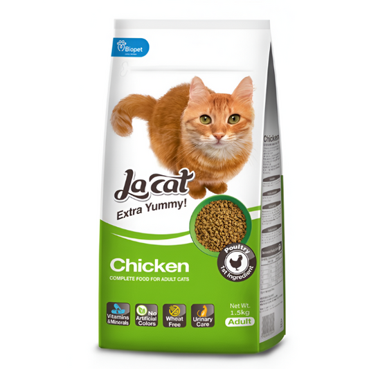 מזון לחתול 7.2 ק"ג בטעם עוף להקט LACAT