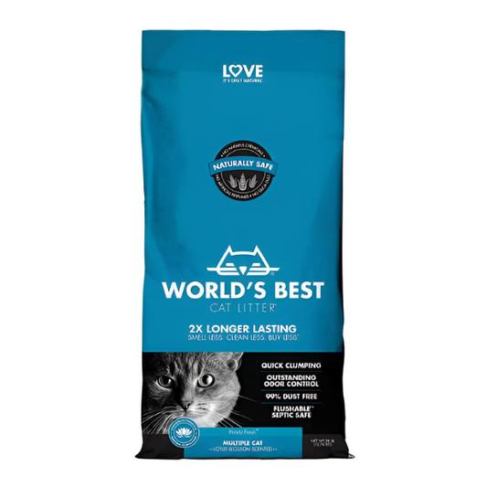 חול תירס מתגבש WORLD'S BEST בריח לוטוס 3.6 ק"ג - קטופיה ישראל | מזון וציוד לחתולים Catopia